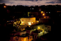 Night photo taken from the Castle