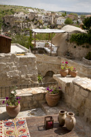 Outdoor view to old village