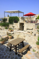 Outdoor terraces and sitting areas