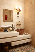 Common restaurant toilets